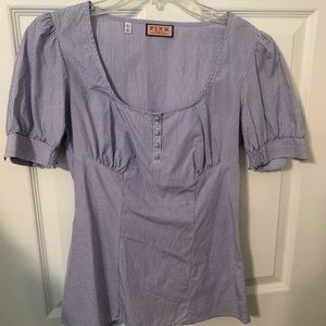 Thomas Pink Blue and White Striped Top Size 2